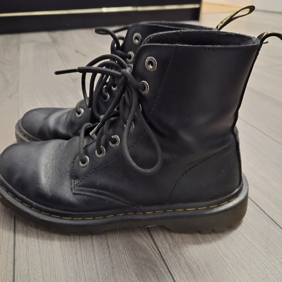 Dr. Martens Black Combat Boots - Picture 3 of 5